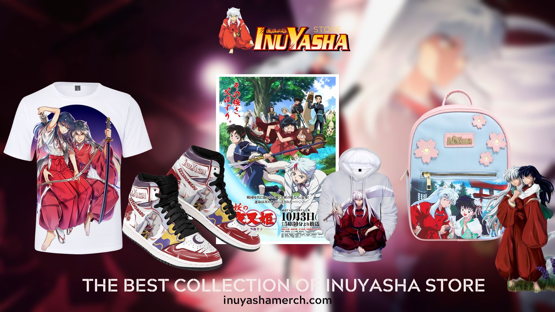 Inuyasha Merch Store Banner - Inuyasha Merch
